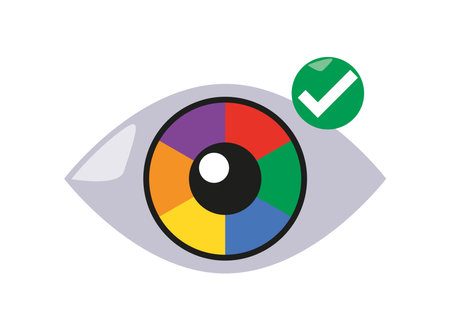 eye with normal visionのイラスト素材