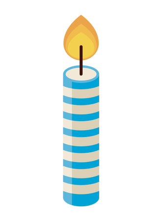birthday party candleのイラスト素材