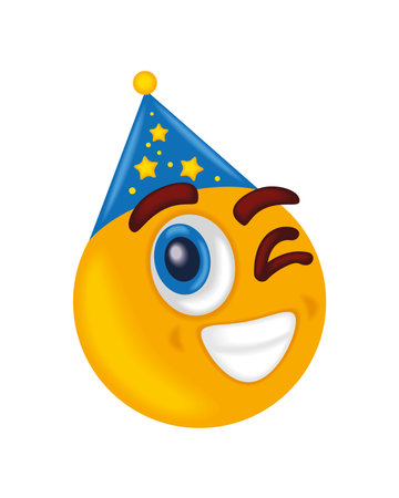 birthday emoji happyのイラスト素材