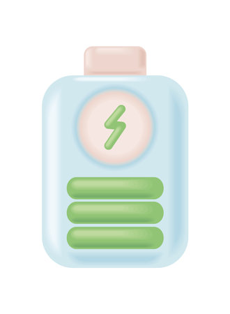 battery saving energyのイラスト素材