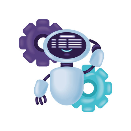 robot or technology to help development processのイラスト素材
