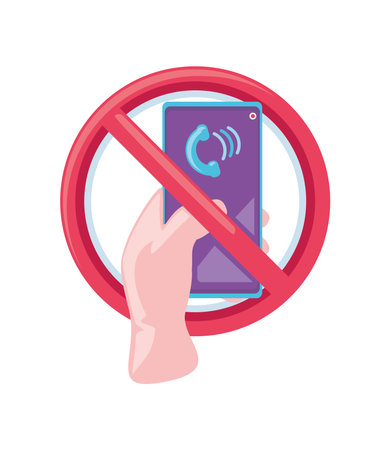do not use phoneのイラスト素材