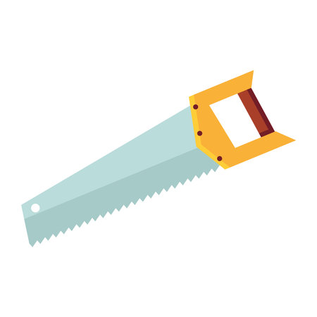 handsaw Carpenters hand Tool iconのイラスト素材