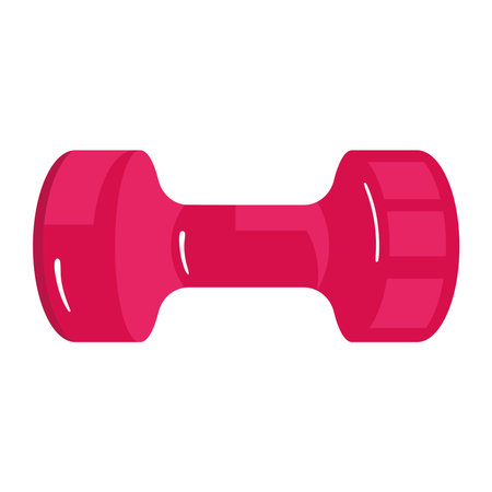 weight training dumbbellのイラスト素材