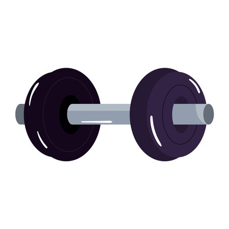 barbell weight sportのイラスト素材