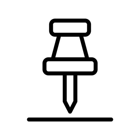 gps location push pin iconのイラスト素材