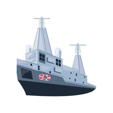 navy ship transportのイラスト素材