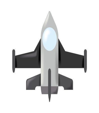 air force aircraft flyingのイラスト素材