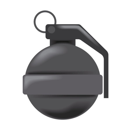 grenade weapon objectのイラスト素材