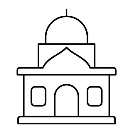 gurdwara workship line designのイラスト素材