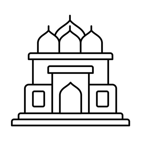 gurdwara religious sikhismのイラスト素材