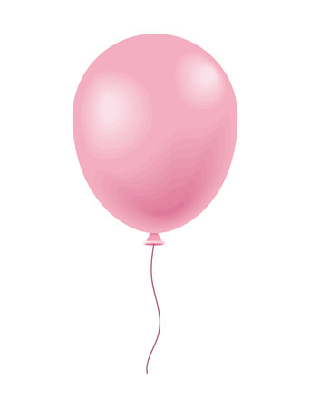 realistic balloon helium isolatedのイラスト素材