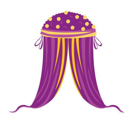 indian wedding decorationのイラスト素材