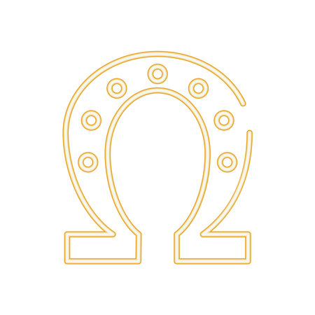 Horseshoe Icon Illustrationのイラスト素材