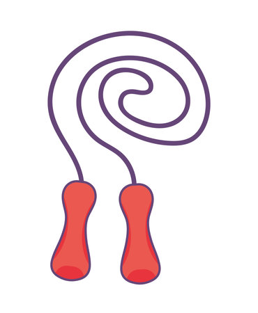 Jump rope illustrationのイラスト素材