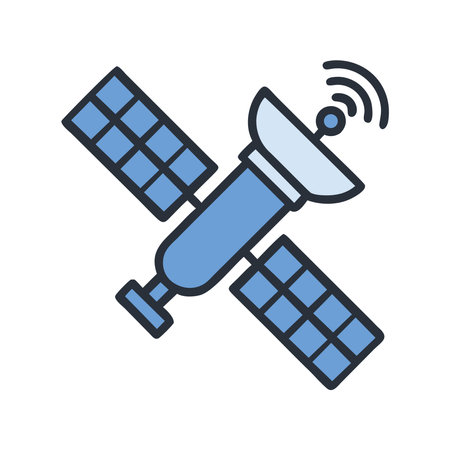 Satellite Dish Communication Iconのイラスト素材