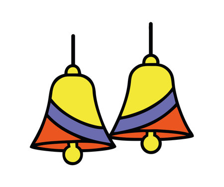 Carnival bells decoration iconのイラスト素材