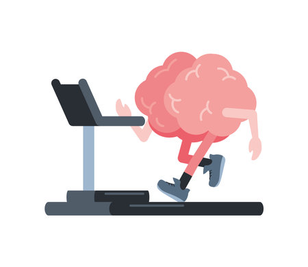 Strong Mind Runningのイラスト素材