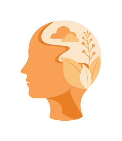 Peaceful Mind Growthのイラスト素材