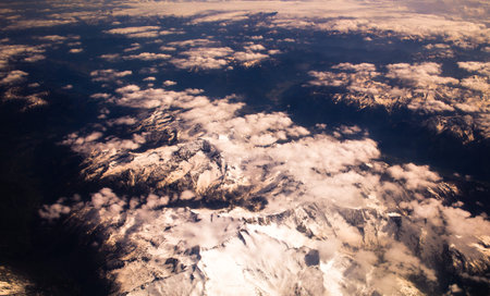 Alps snowcapped peaks