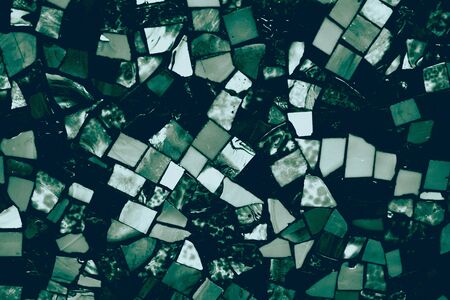 The Colorful vintage ceramic tiles wall decoration.の写真素材