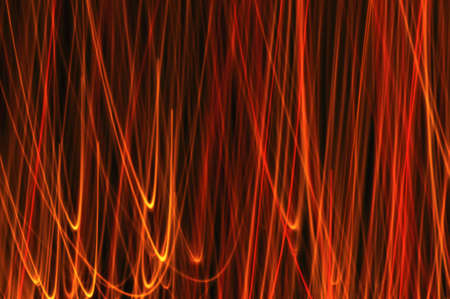 Vivid Orange Abstract Strings Background Seriesの写真素材