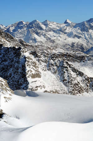 Beautiful winter mountains. European Alpsの写真素材