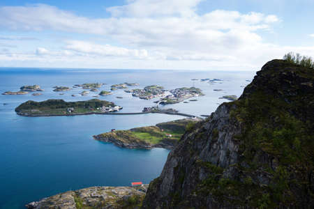 mountain view - Lofoten Islands, Norwayの写真素材