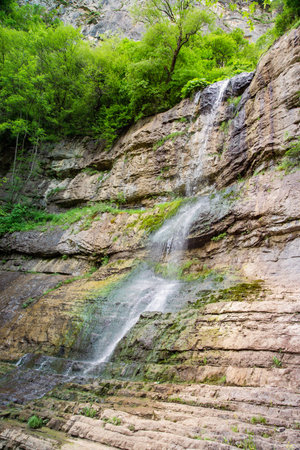 Skaklya - highest waterfall in Bulgariaの写真素材