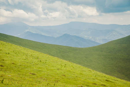 Landscape of Balkan Mountains with Vratsata pass, Bulgariaの写真素材