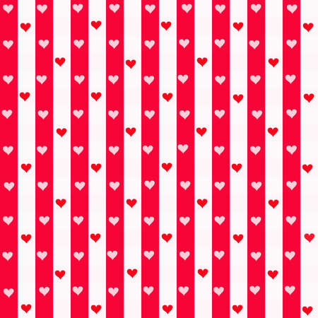 Stripe and heart backgorundの写真素材