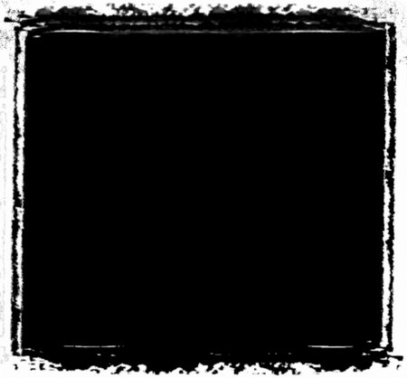 A grunge border frame for distressing and masking. の写真素材