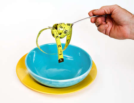 A diet concept shot - food, diet and health concept.の写真素材