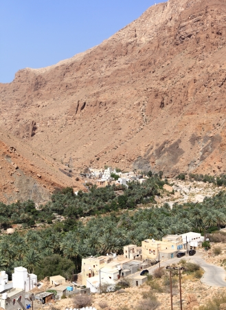 Wadi Village, Omanの写真素材