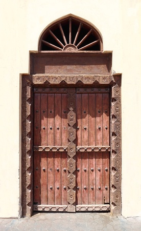 Antique Door, Omanの写真素材
