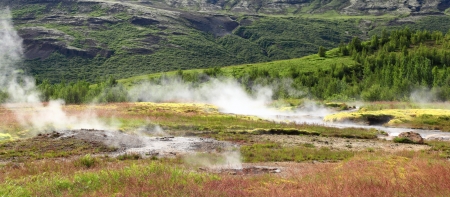 Iceland, the land of Fire and Iceの写真素材