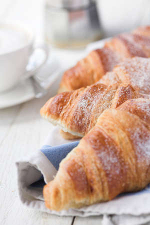 Croissants and coffeeの写真素材