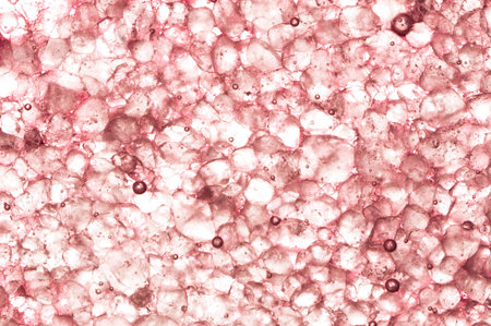 Blur red pattern with many dots and lines
