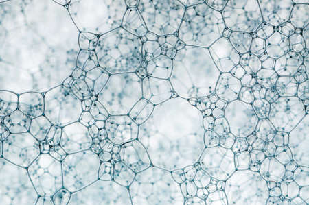 Nice blue grid over a blur backgroundの写真素材