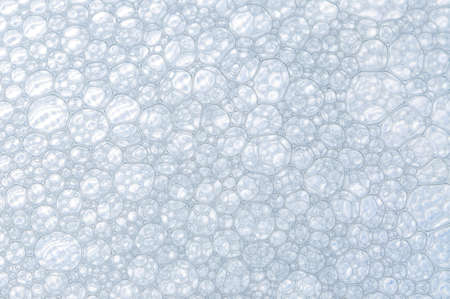 Nice blue bubbles pattern in a macro photoの写真素材