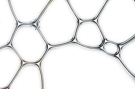 Nice gray and white glass pattern on a white tableの写真素材