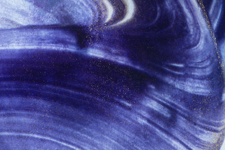 Purple and white collor pattern with small gold flakes.