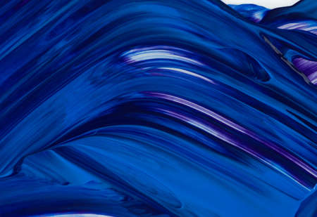 A blue random pattern with gradient waves.の写真素材