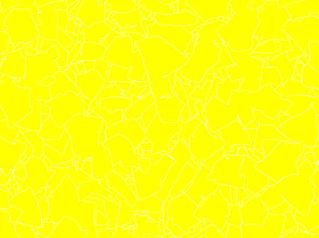 White lines in a yellow surface, create a beautiful mosaicの写真素材