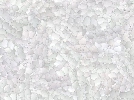A layer of different geometric figures. gradient, grey.