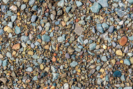 wallpaper and background - mix of rubble, sand and pebbleの写真素材