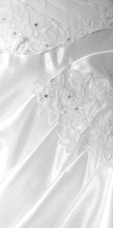 White Bride Silk Lace Backgroundの写真素材