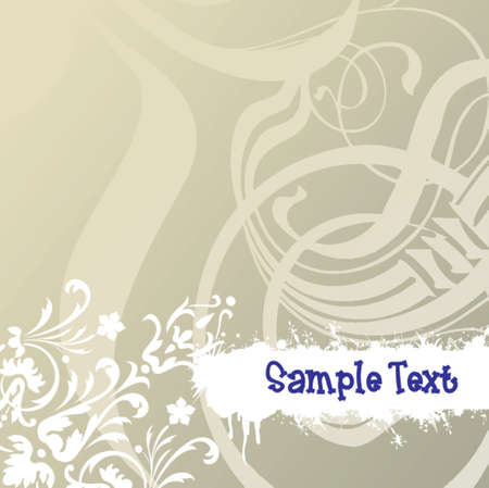 Flayer Scrolls and Text. のイラスト素材