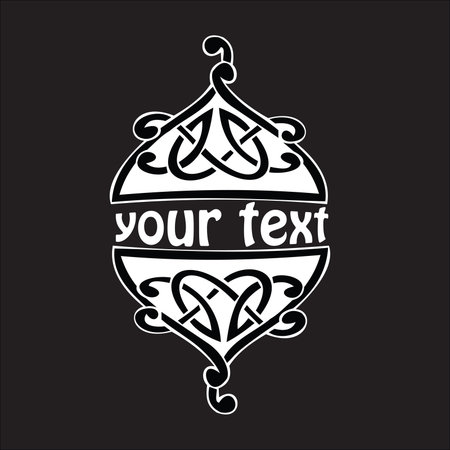 Decorative Vintage Ornate Bannerのイラスト素材