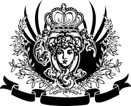 Decorative Vintage Ornate Banner. Vector Illustration.のイラスト素材